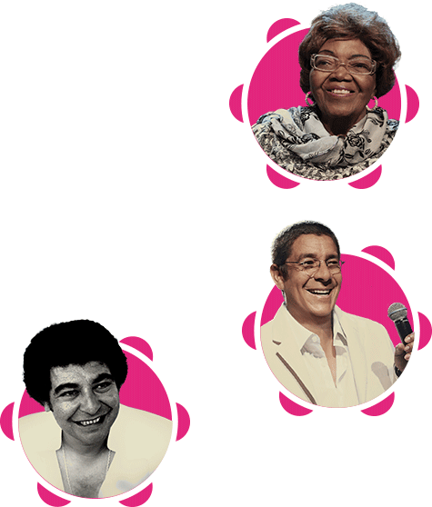 Dona Ivone Lara, Zeca Pagodinho e João Nogueira